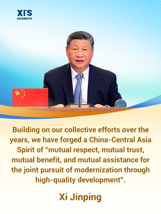 Xi on China-Central Asia Spirit, shared future